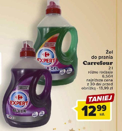 Żel do prania black Carrefour expert promocja