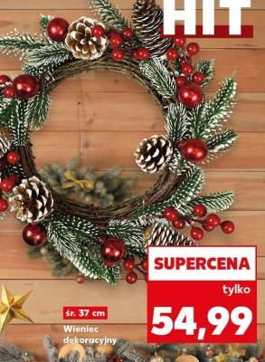 Wieniec dekoracyjny śr. 37 cm promocja w Kaufland