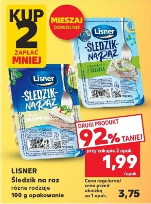 Śledzie nadziewane różne rodzaje promocja w Kaufland