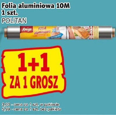 Folia aluminiowa 10M 1 szt. promocja w Prim Market