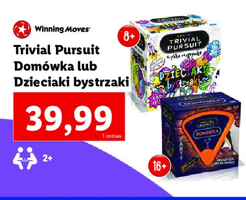 Gra trivial pursuit: dzieciaki bystrzaki Winning moves promocja