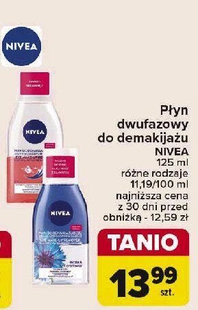 Płyn dwufazowy pielęgnacyjny do demakijażu oczu Nivea visage demakijaż promocja