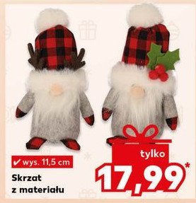 Skrzat z materiału 11.5 cm promocja w Kaufland