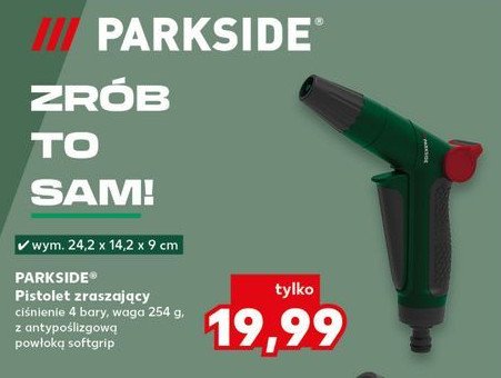 Pistolet zraszający Parkside promocja w Kaufland