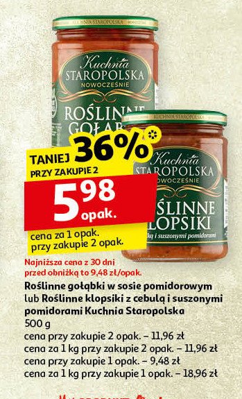 Gołąbki roślinne w sosie pomidorowym promocja