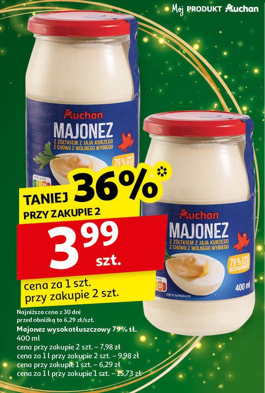 Majonez 78% Auchan promocja