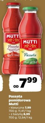 Passata pomidorowa z bazylią promocja w Netto