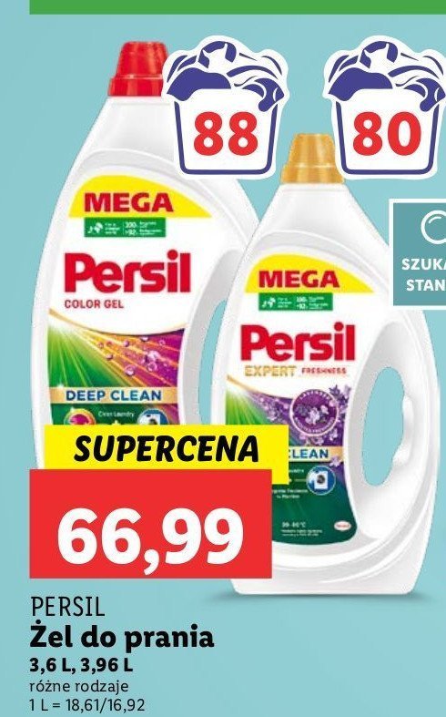 Żel do prania deep clean lavender Persil expert promocja