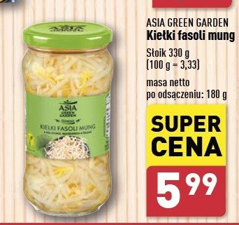 Kiełki fasoli mung Asia green garden promocja