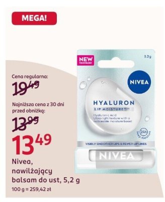 Balsam nawilżający do ust, 5,2 g promocja w Rossmann