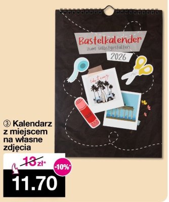 Kalendarz z miejscem na własne zdjęcia promocja w Woolworth