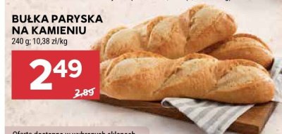 Bułka paryska na kamieniu promocja w Stokrotka