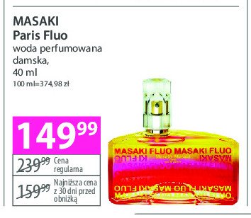 Woda perfumowana MASAKI MATSUSHIMA FLUO promocja