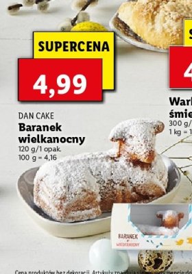 Baranek wielkanocny Dan cake promocja