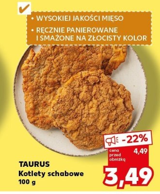Kotlety schabowe 100 g promocja w Kaufland