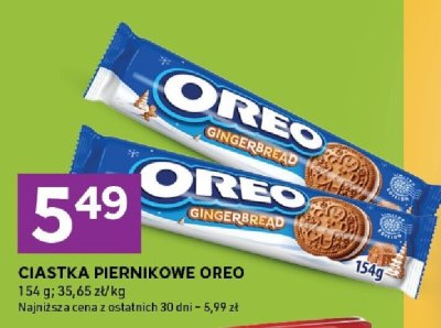 Ciastka piernikowe Oreo Gingerbread promocja w Stokrotka