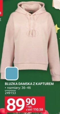 Bluza damska z kapturem promocja w Selgros