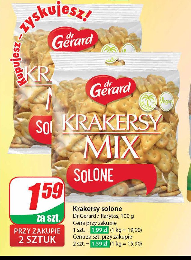 Krakersy mix Dr gerard promocja