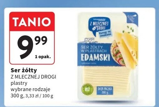 Ser edamski Z mlecznej drogi promocja