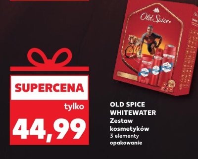 Zestaw kosmetyków OLD SPICE WHITEWATER 3 elementy opakowanie promocja w Kaufland