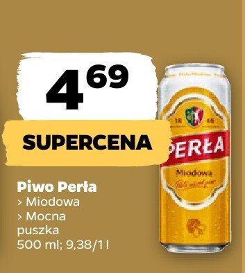 Piwo Perła Mocna promocja w Netto