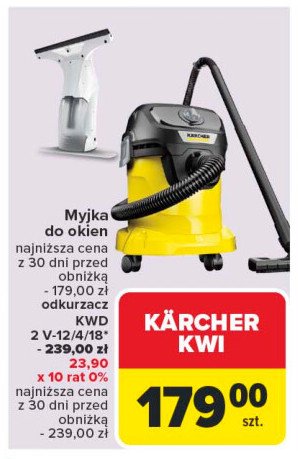Odkurzacz kwd 2v Karcher promocja w Carrefour Market