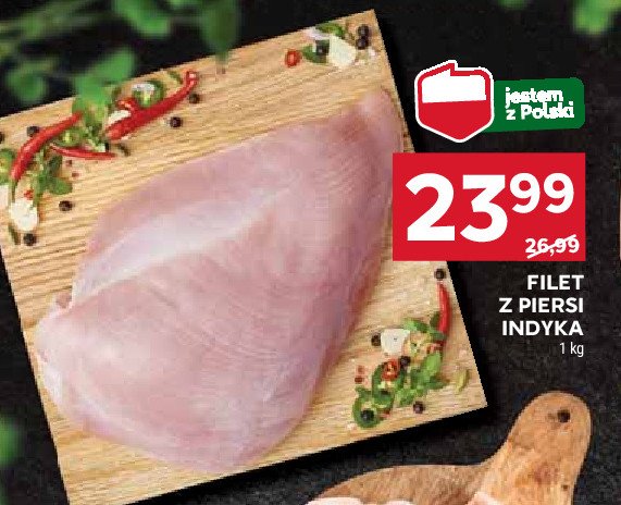 Filet z piersi indyka promocja