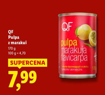 Pulpa z marakui  promocja w Lidl