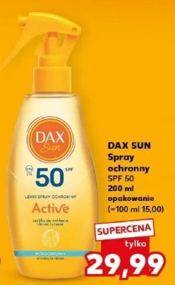 Spray do opalania spf50+ Dax sun promocja