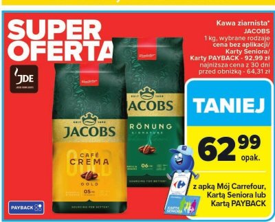 Kawa ziarnista promocja w Carrefour