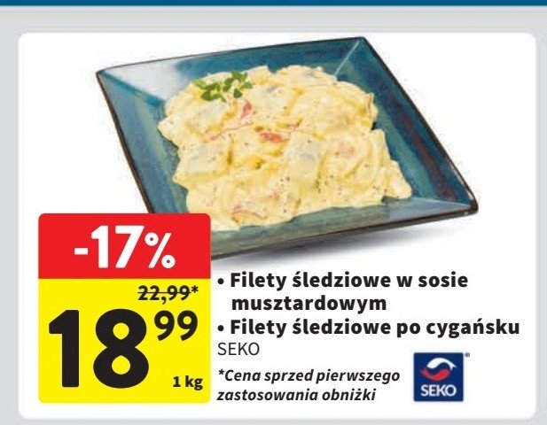 Filety śledziowe po cygańsku Seko promocja