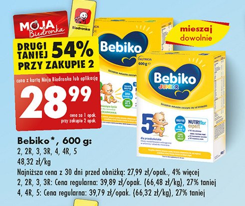 Mleko 2r Bebiko promocja