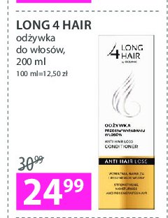 Odżywka do włosów wzmacniająca przeciw wypadaniu Long4lashes hair promocja