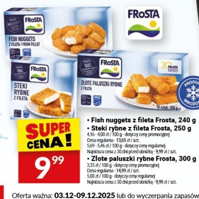 Złote rybki z jajka Frosta, 300 g promocja w Twój Market