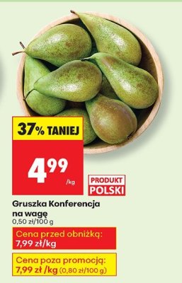 Gruszka konferencja promocja w Biedronka