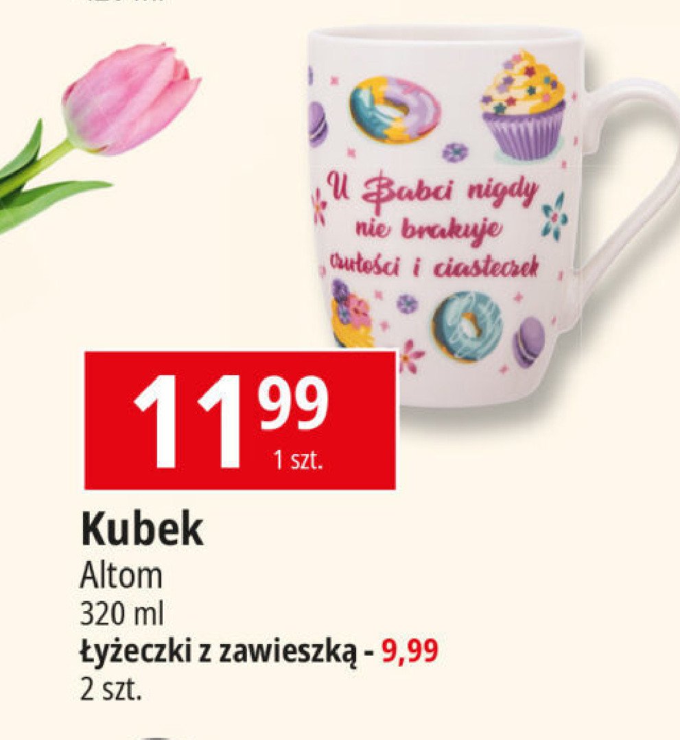 Łyżeczki z zawieszką Altom design promocja