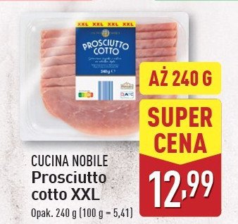 Szynka prosciutto cotto Cucina nobile promocja