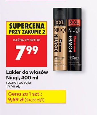 Lakier do włosów różne rodzaje promocja w Biedronka