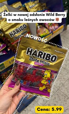 Żelki Haribo Złote Misie Wild Berry promocja w Kaufland