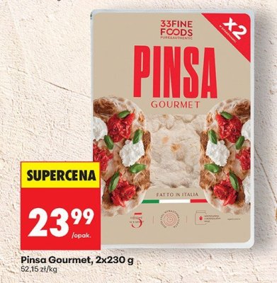 Pinsa Gourmet, 2x230 g promocja w Biedronka