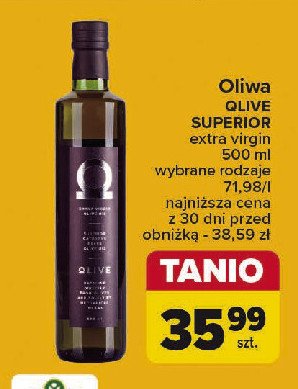 Oliwa z oliwek Qlive promocja