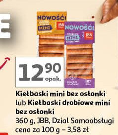 Kiełbaski drobiowe mini bez osłonki Jbb bałdyga promocja