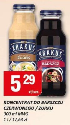 Koncentrat do barszczu czerwonego / żurku KRAKUS promocja w Chorten