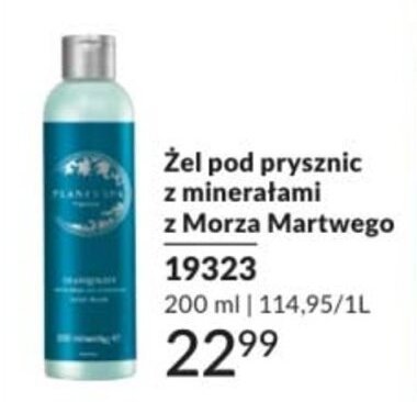 Żel pod prysznic z minerałami z Morza Martwego promocja w AVON