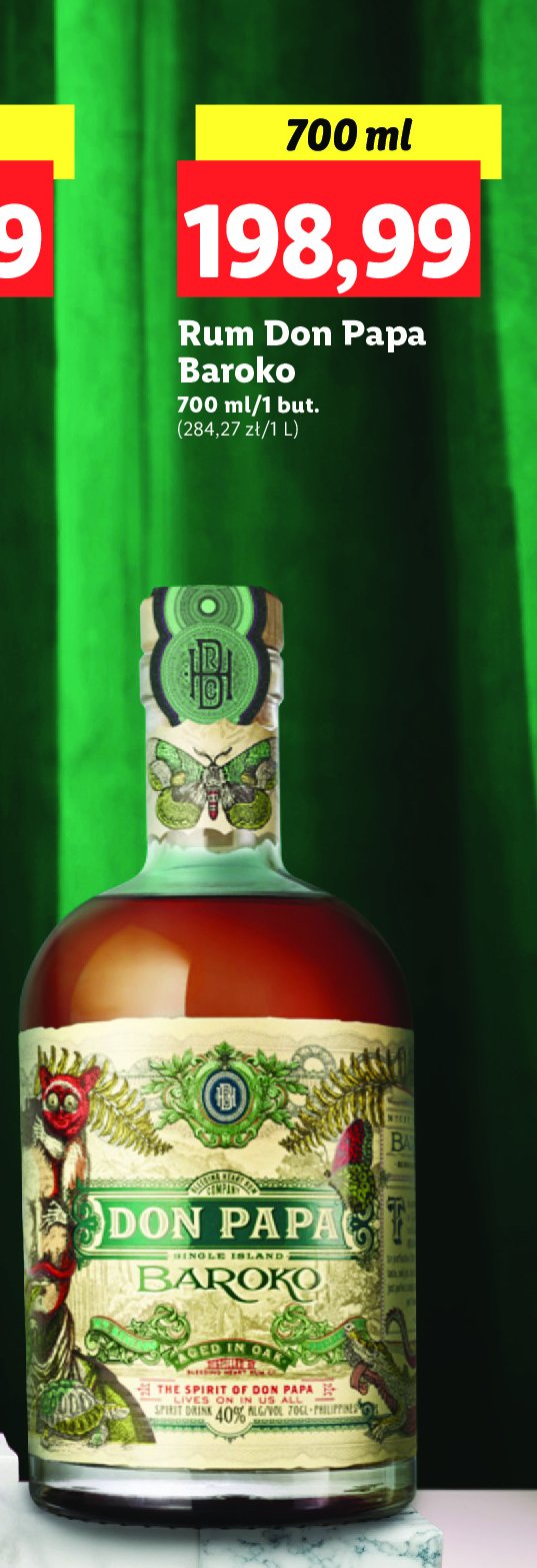 Rum Don papa baroko promocja
