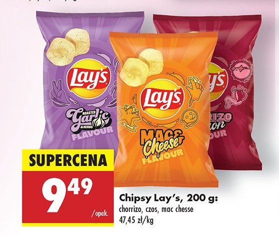 Chipsy chorrizo Lay's promocja w Biedronka