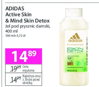 Żel pod prysznic ADIDAS SKIN DETOX Adidas cosmetics promocja