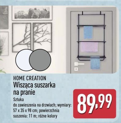 Wisząca suszarka na pranie HOME CREATION promocja w Aldi