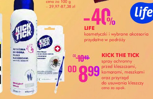 Przyrząd do bezpiecznego usuwania kleszczy Kick the tick promocja