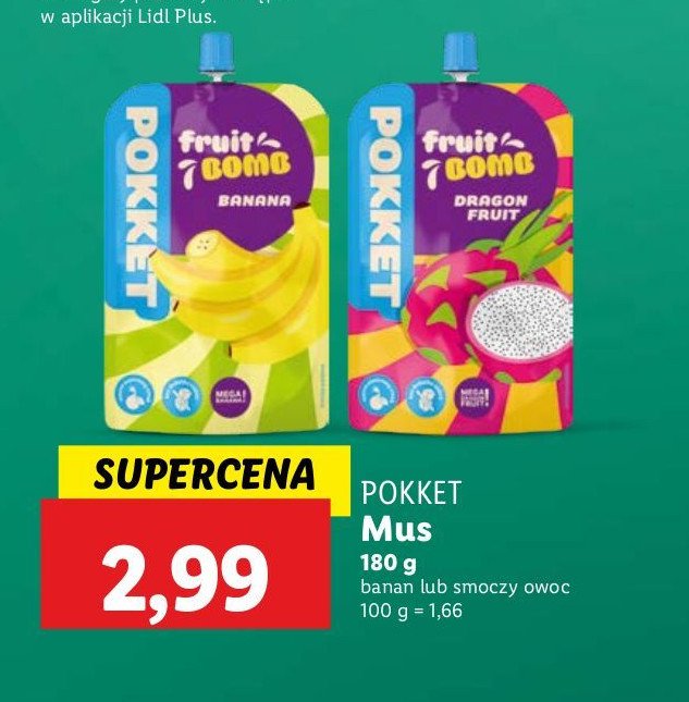 Mus banan Pokket promocja